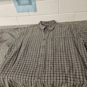 Savile‎ Row Shirt Mens Extra Large Blue Short Sleeve Short Lined Blend